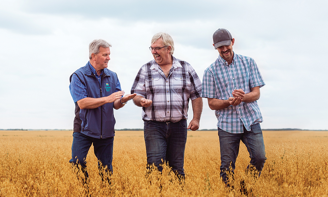 farmers in conversation